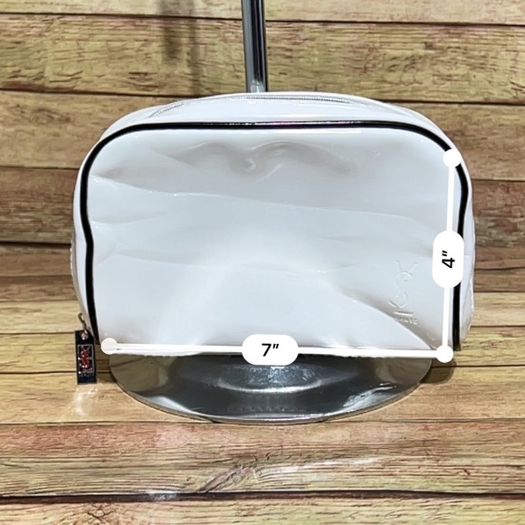 YSL White Cosmetic Bag - Picture 7 of 8
